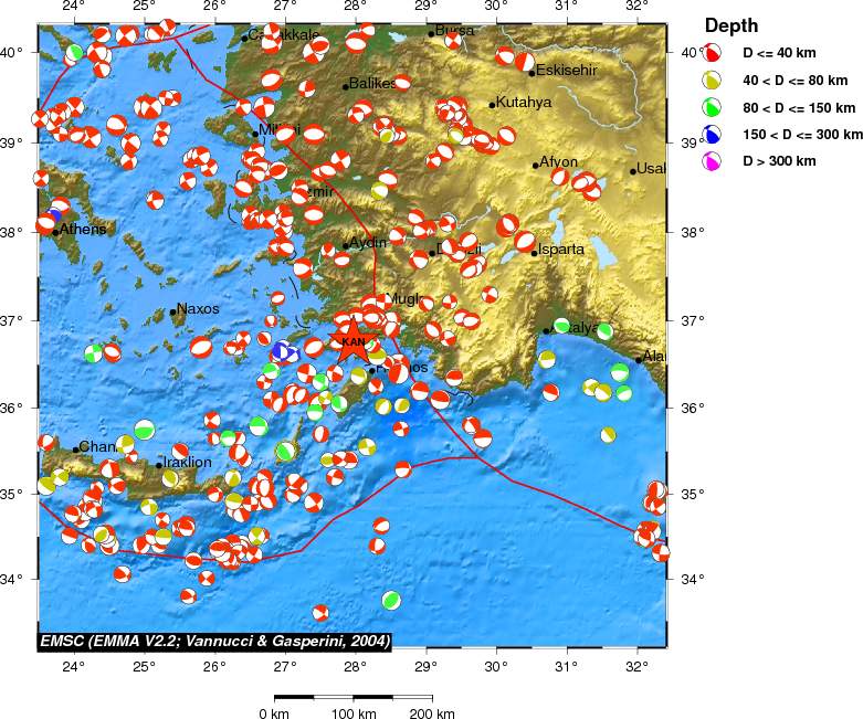 Regional moment Tensor