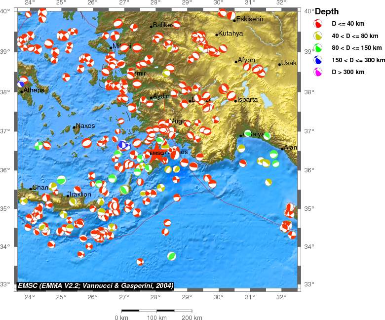 Regional moment Tensor