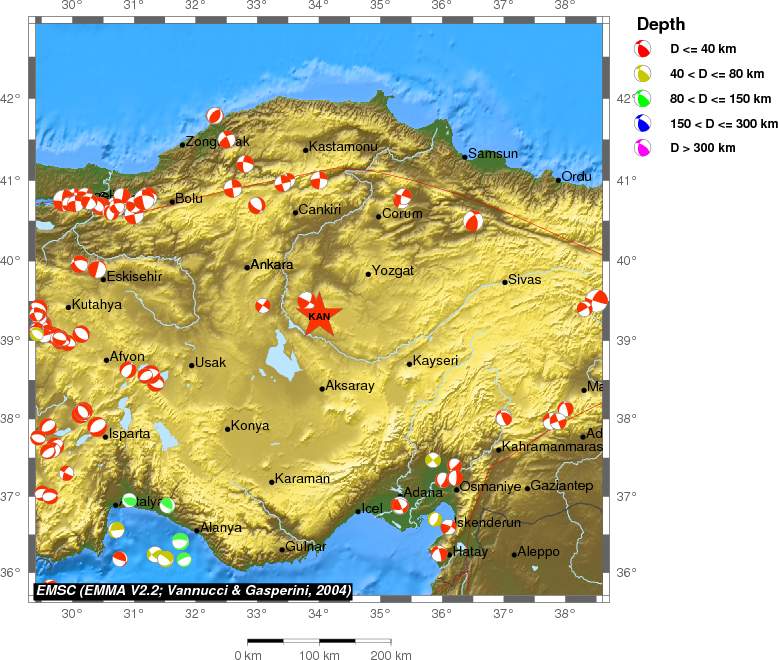 Regional moment Tensor