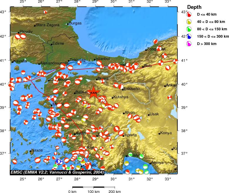 Regional moment Tensor