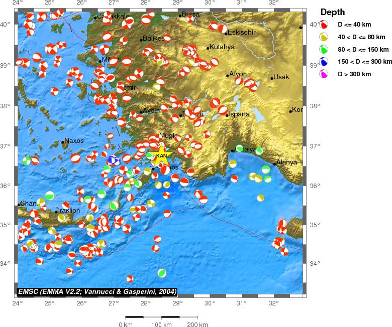 Regional moment Tensor
