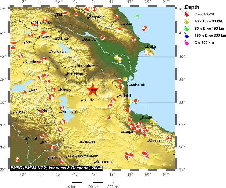 Regional moment Tensor