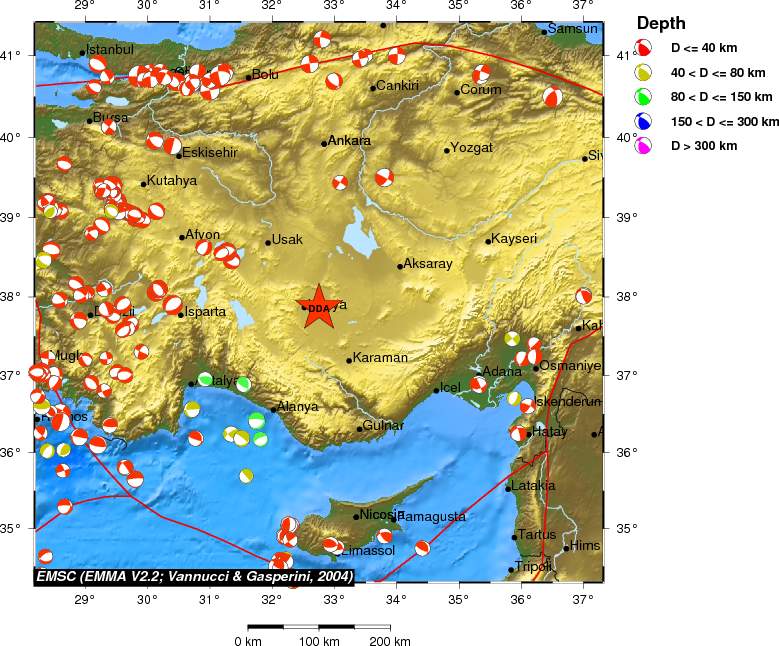 Regional moment Tensor