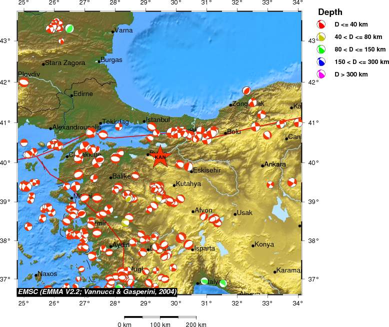 Regional moment Tensor