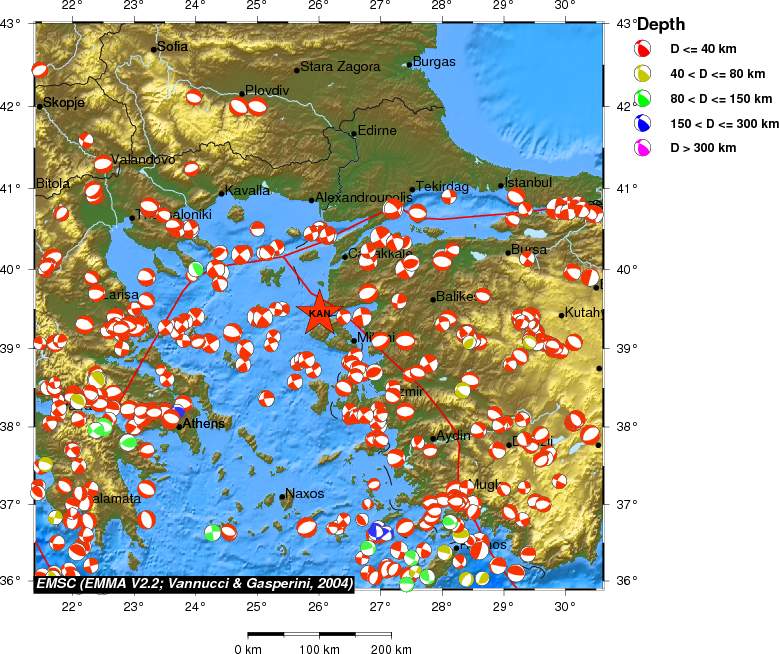Regional moment Tensor