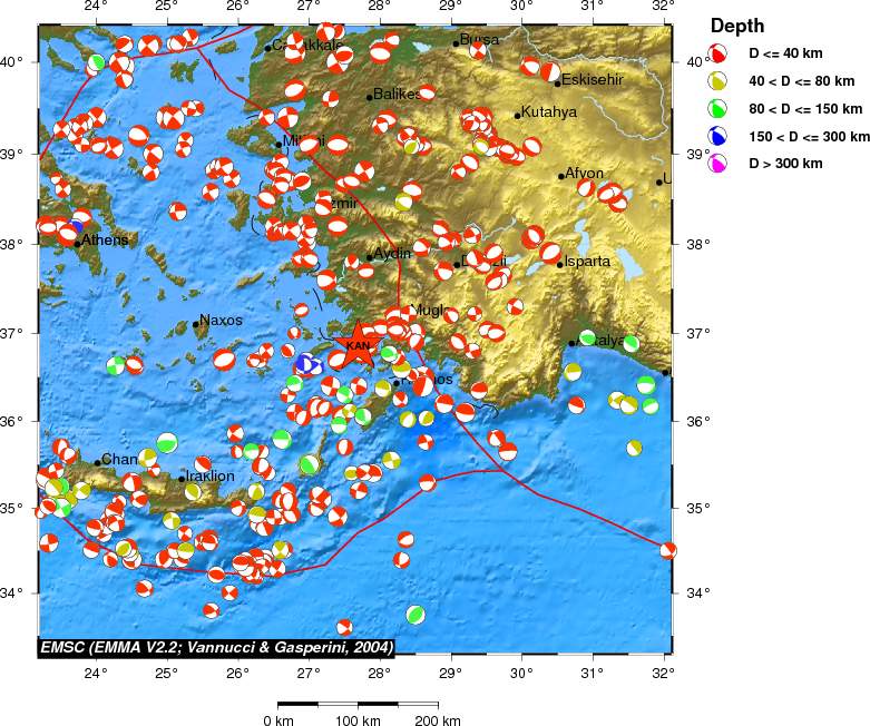 Regional moment Tensor