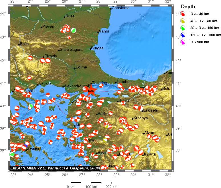 Regional moment Tensor