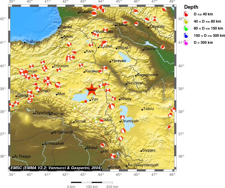Regional moment Tensor