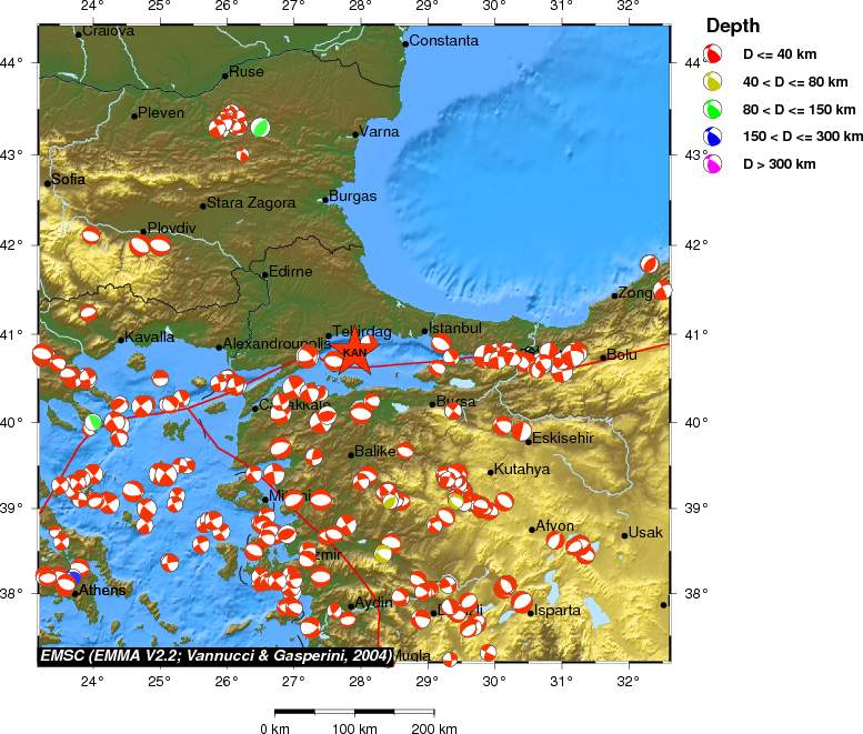 Regional moment Tensor