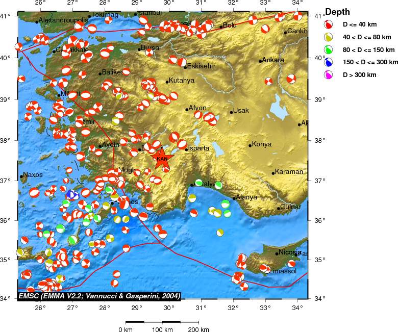Regional moment Tensor