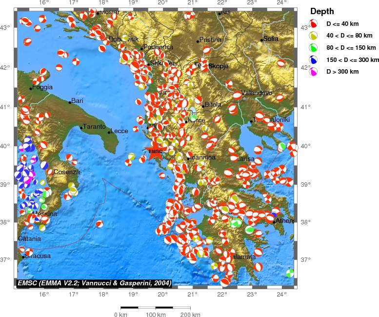 Regional moment Tensor