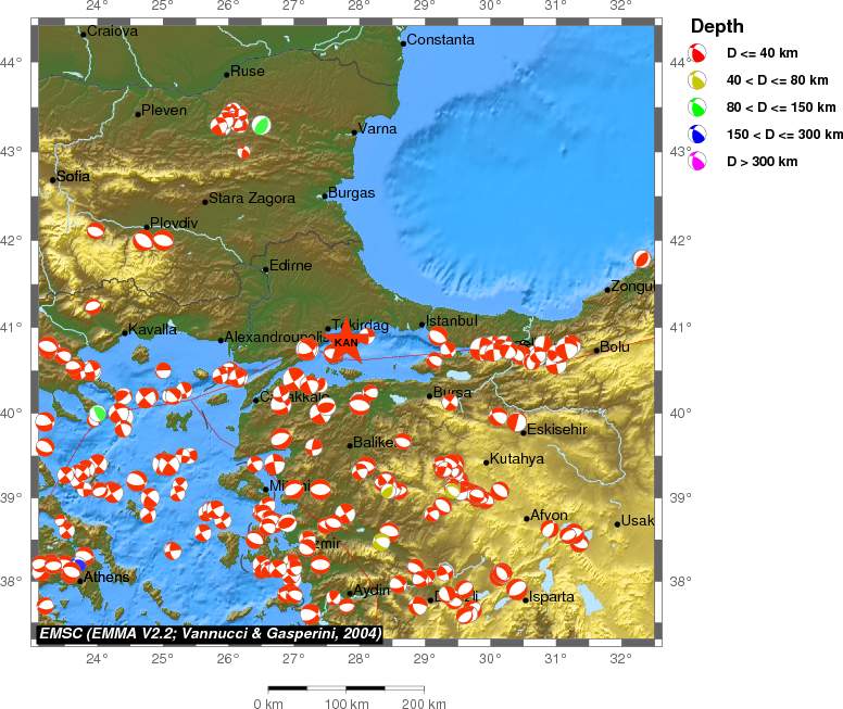 Regional moment Tensor