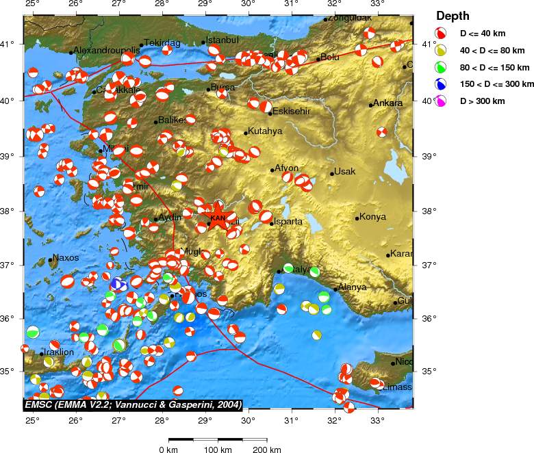 Regional moment Tensor