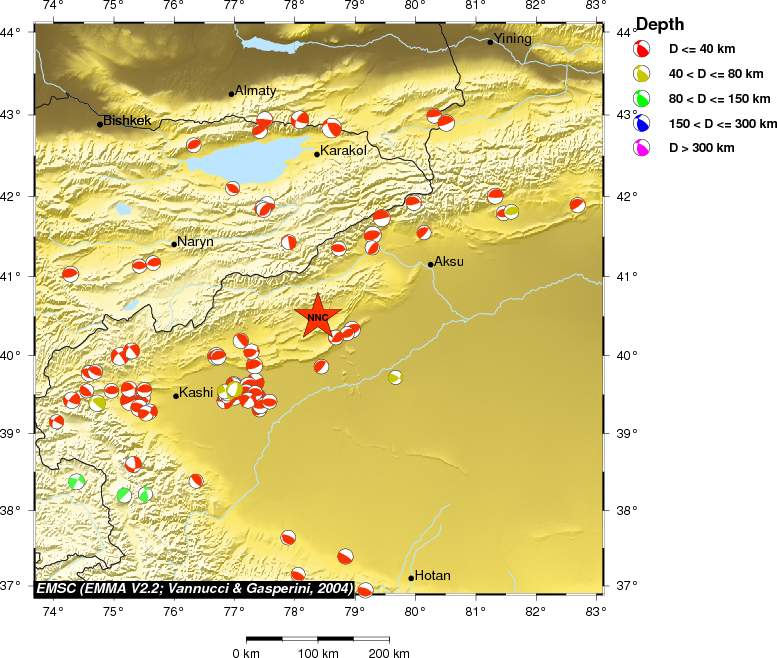 Regional moment Tensor