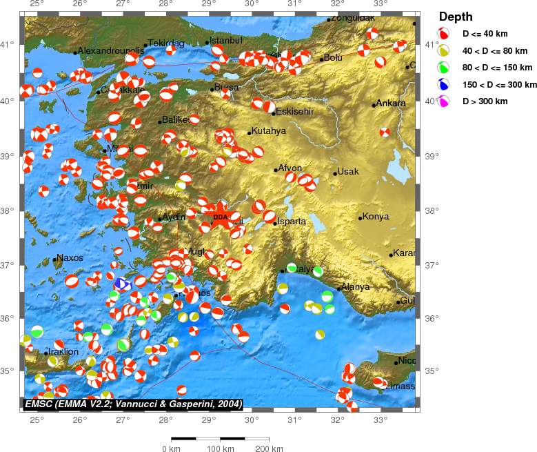 Regional moment Tensor