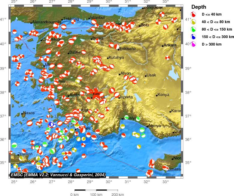 Regional moment Tensor