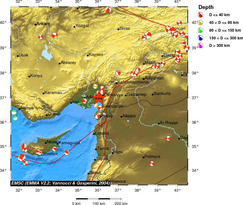 Regional moment Tensor