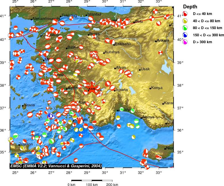 Regional moment Tensor