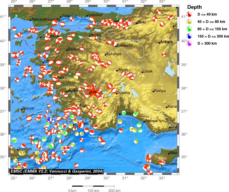 Regional moment Tensor