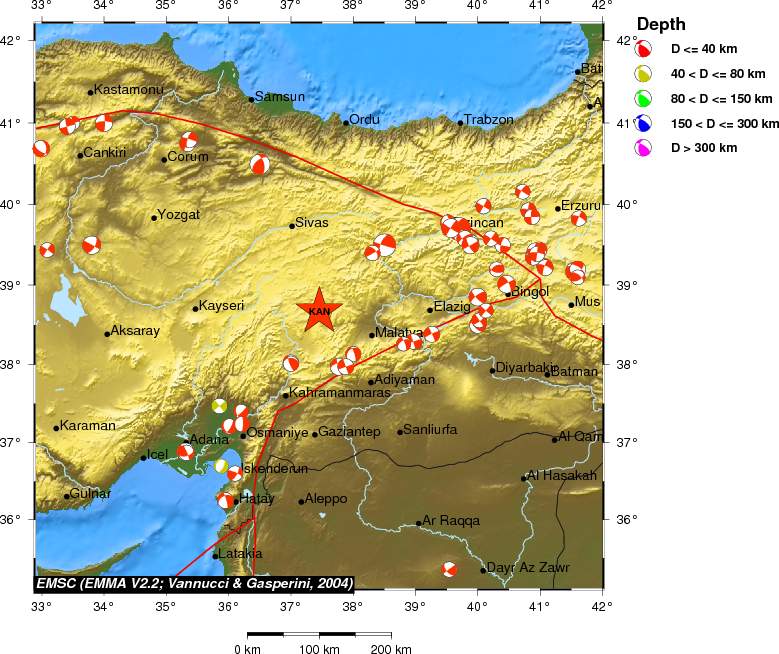 Regional moment Tensor