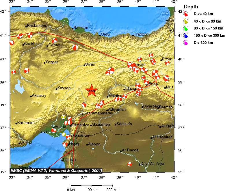 Regional moment Tensor