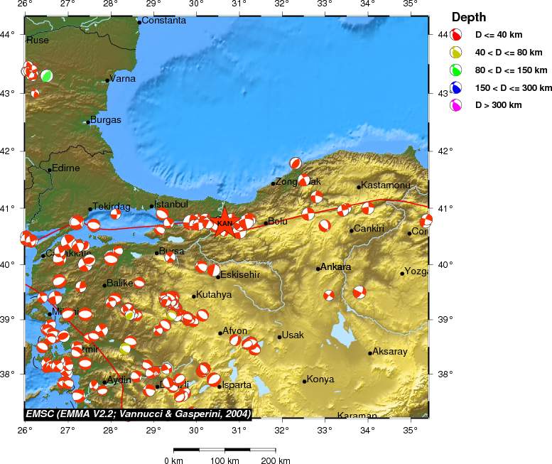 Regional moment Tensor
