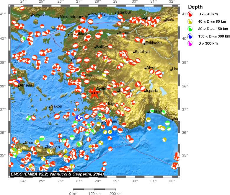 Regional moment Tensor