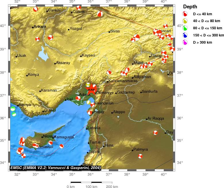 Regional moment Tensor