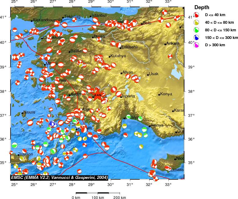 Regional moment Tensor