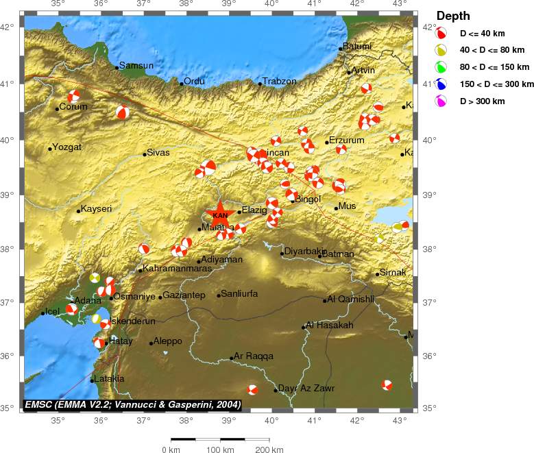 Regional moment Tensor