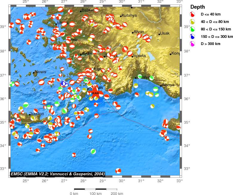 Regional moment Tensor