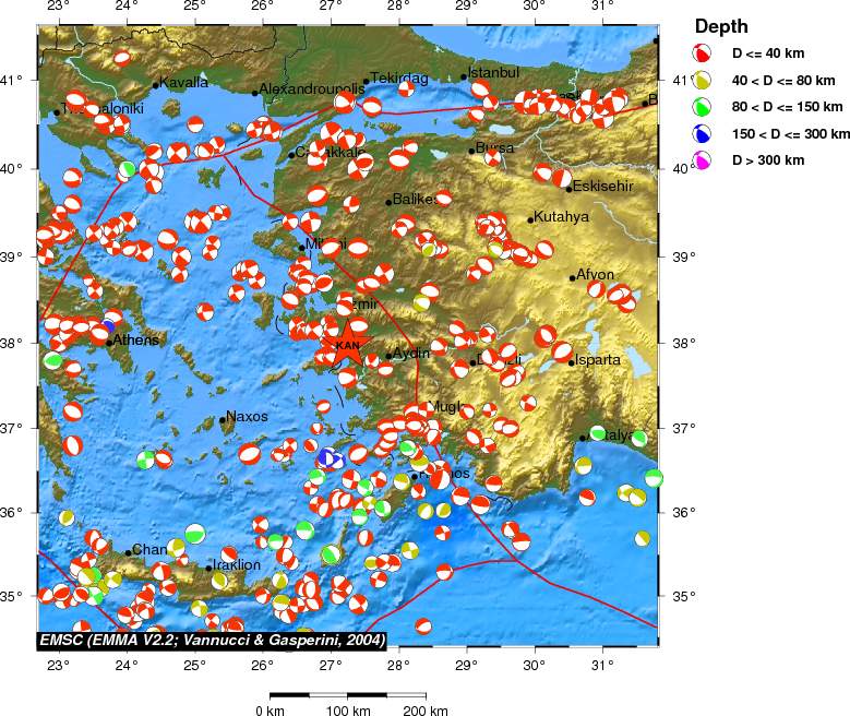 Regional moment Tensor