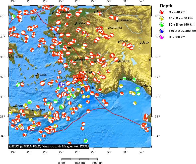 Regional moment Tensor