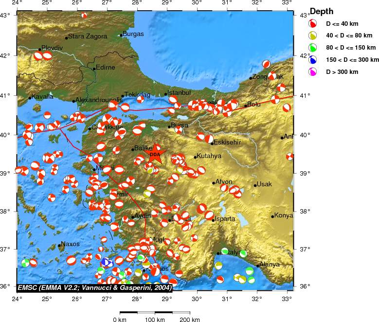 Regional moment Tensor