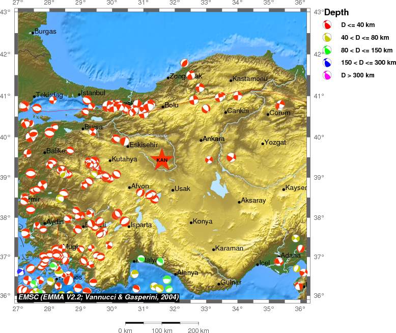 Regional moment Tensor