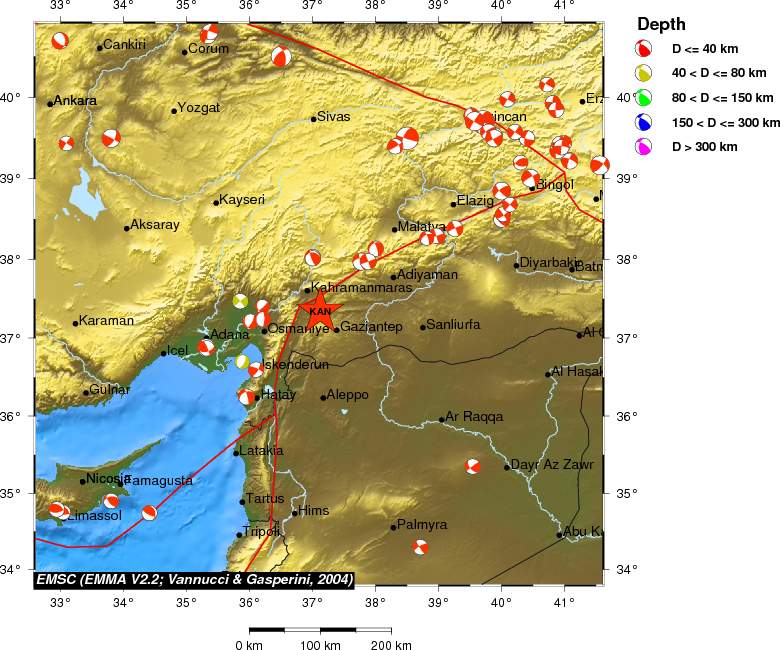 Regional moment Tensor