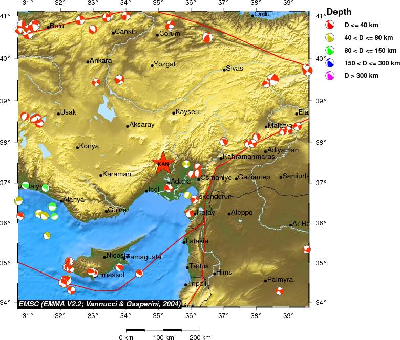 Regional moment Tensor
