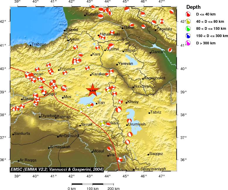 Regional moment Tensor