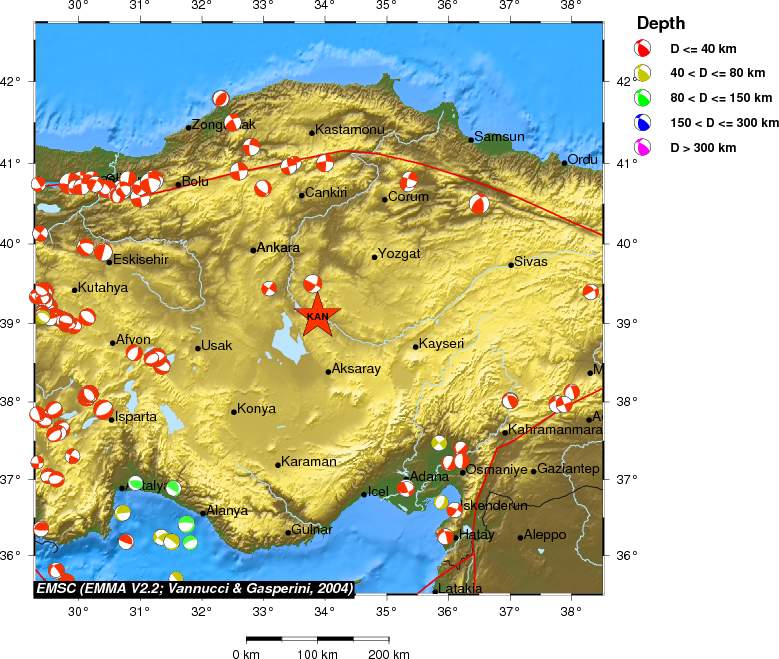 Regional moment Tensor