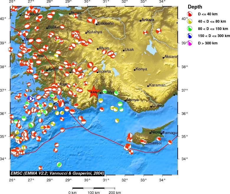 Regional moment Tensor