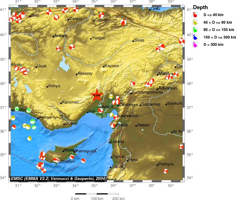 Regional moment Tensor