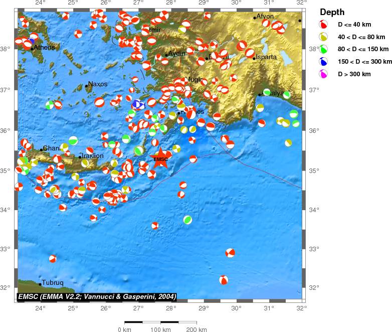 Regional moment Tensor