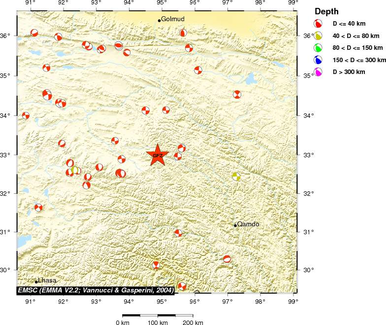 Regional moment Tensor