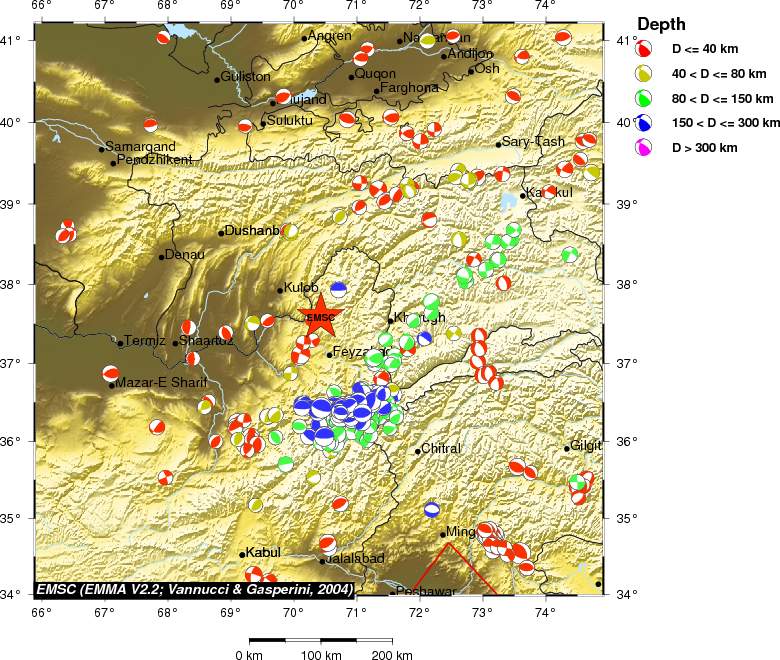 Regional moment Tensor