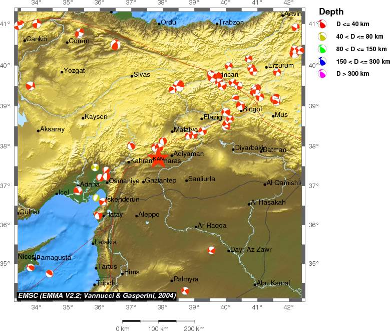 Regional moment Tensor