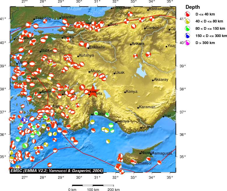 Regional moment Tensor
