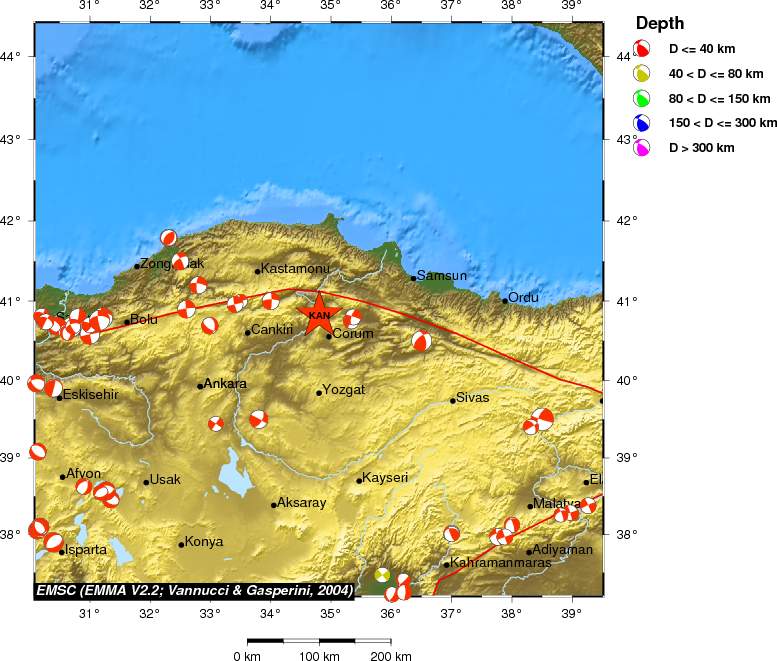 Regional moment Tensor