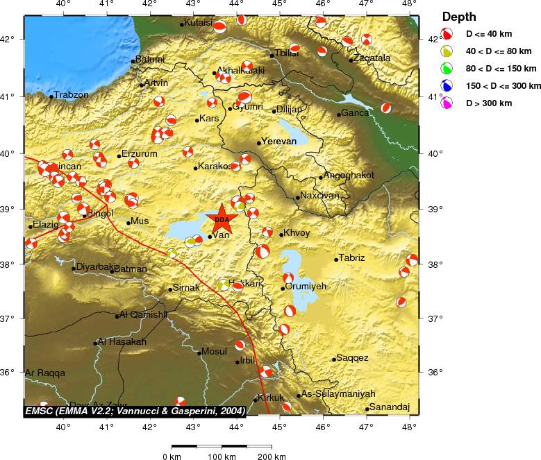 Regional moment Tensor
