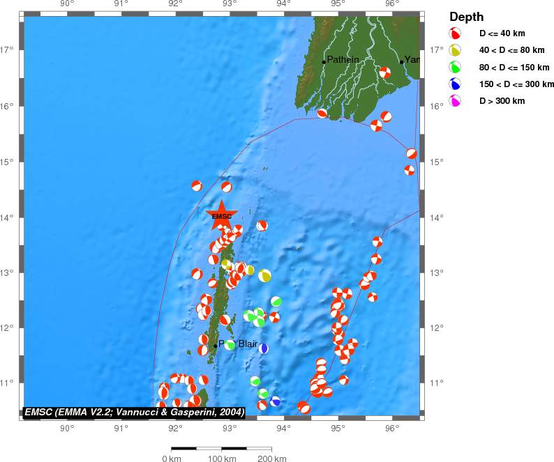 Regional moment Tensor