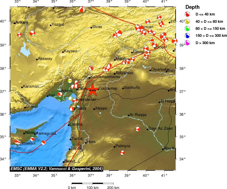 Regional moment Tensor